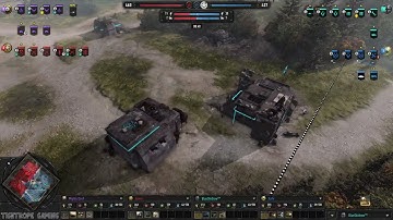 COH3 2v2 DexN (UK) & Havoc (US) vs BlueSkidrow (WM) & Xufe (AK)