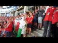 National anthems of Russia and Wales  20/7/2016