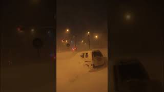 Сахалин метель 24.01.24 Winter on Sakhalin#shorts#shorts #сахалин #метель  #снегопад