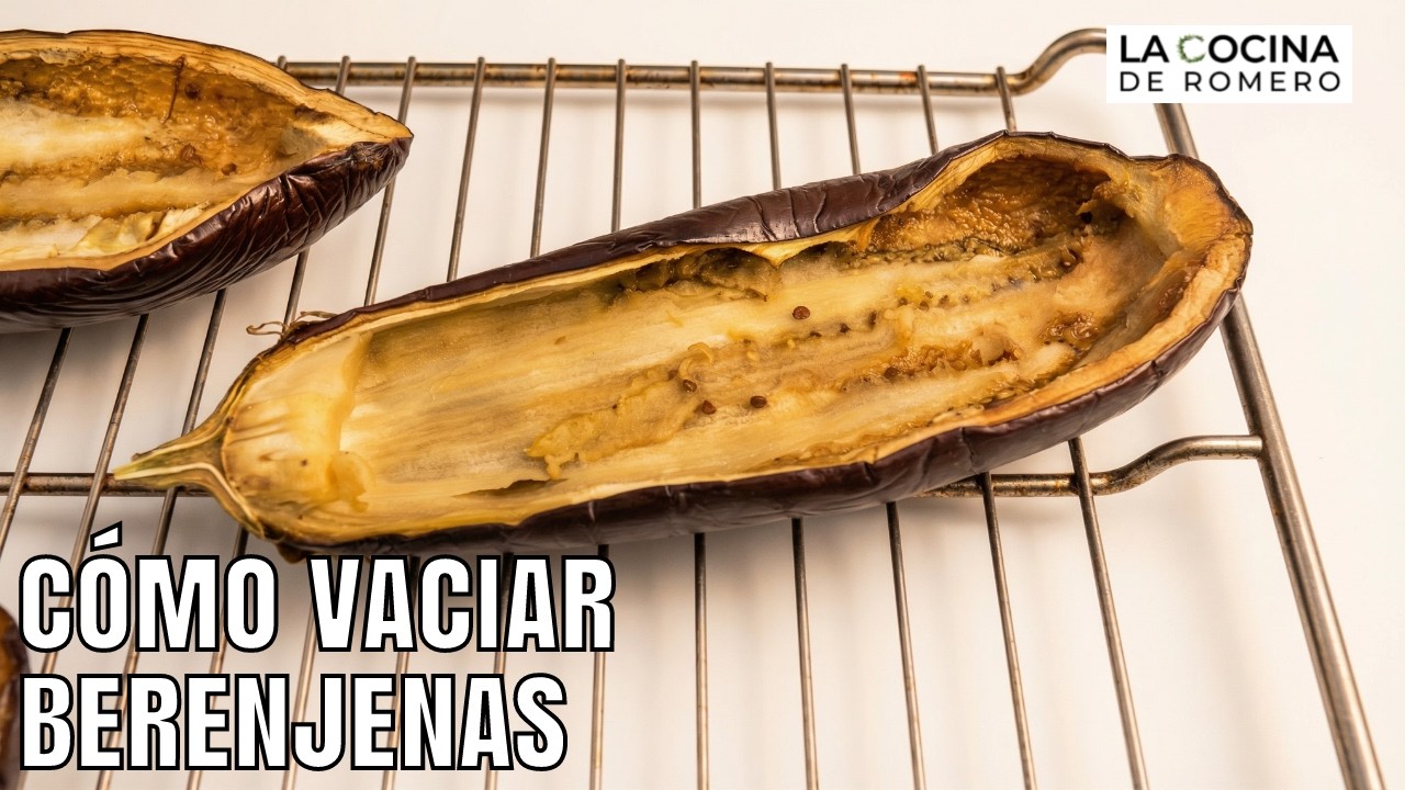 Cómo vaciar berenjenas para rellenar sin romperlas 🍆 (truco fácil y limpio)