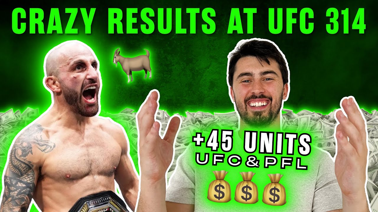 CRAZY WIN - Volk made me RICH 💰 (UFC 314 Breakdown + Betting Strategy)