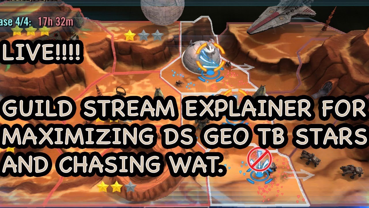 Explaining how to get Max stars on DS GEO TB(Lower GP) Guild Stream