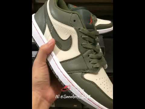 Nike Air Jordan 1 Low Military Green