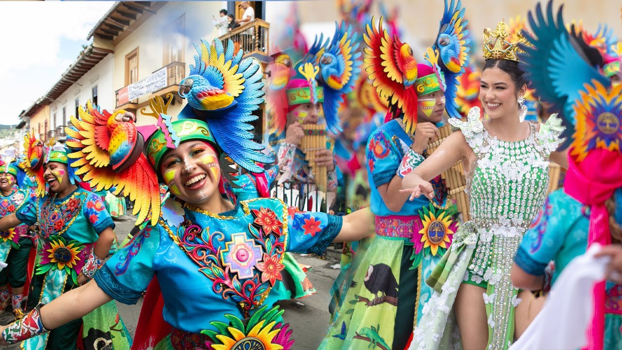 DANZANTES DEL CERRILLO 2026 ✨ Reina Laura Sofía 🎭  Carnaval de Negros y Blancos Pasto
