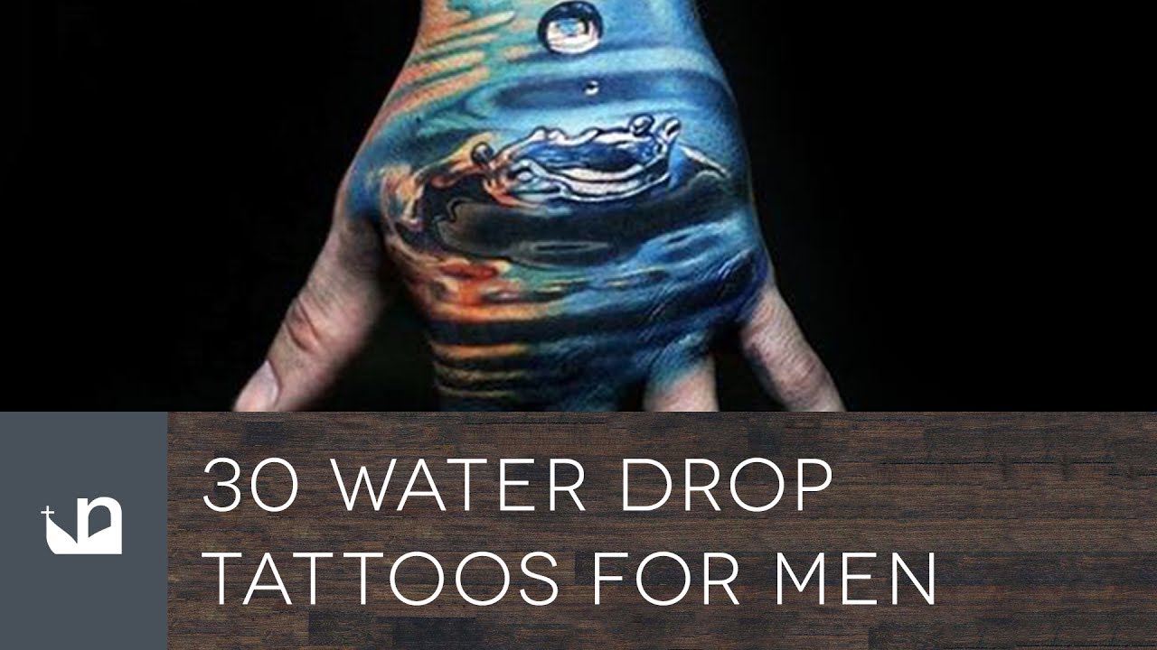 Water Drop Tattoo Designs - wide 3