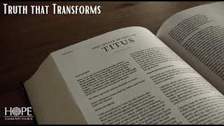 Titus 2:11-15 - "Fuelled by Grace"