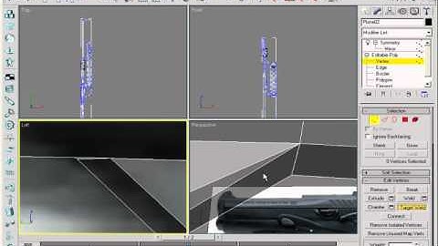 Beretta 9000 Modelling Tutorial - Part 3 (3 of 5) - Modelling Base (Continued)