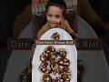 Healthy Khajur roll/Date Bites no sugar  #khajurroll #datebites #dates #khajurbarfi #shorts #viral