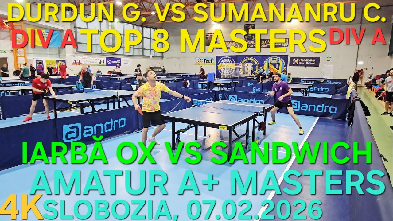 TOP 8 MASTERS DURDUN GEORGE VS SUMANARU CĂTĂLIN, AMATUR A+, SLOBOZIA, 07.02.2025