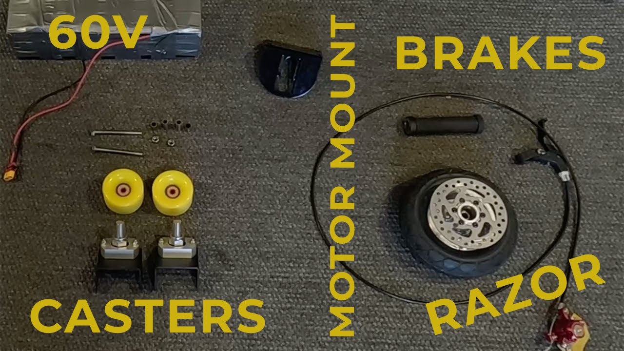 Razor Crazy Cart Build