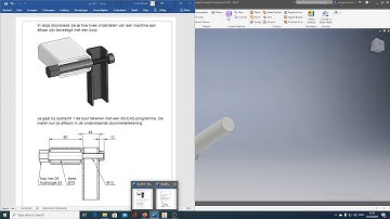 Inventor tekenen, oefening 1