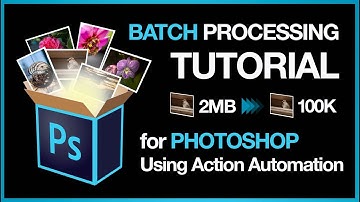 Tutorial: Batch Image Processing in Photoshop using the Actions Function