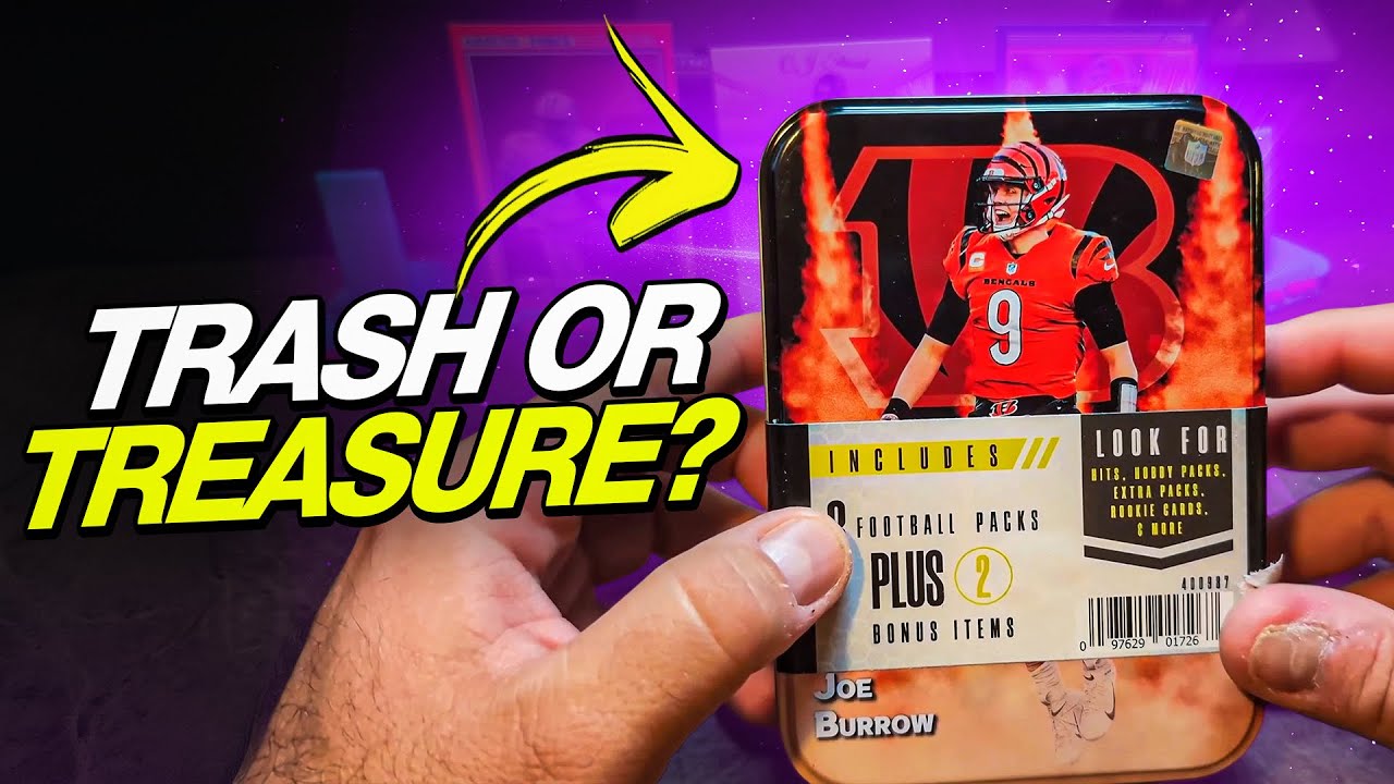 Is it TRASH? - Walgreens Football Pack Tin Opening football cards