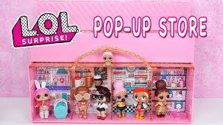 LOL Surprise Pop Up Store with Exclusive Instagold Doll ~ Play Display and Carry Away Playset