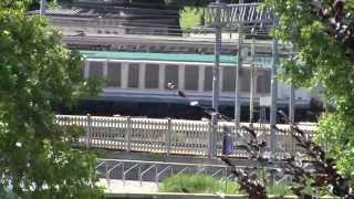 E633 con merci e ATR125 in doppia - Monza 24/05/2014