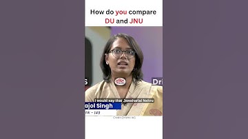 How do you compare DU and JNU #upsc #topper #shorts