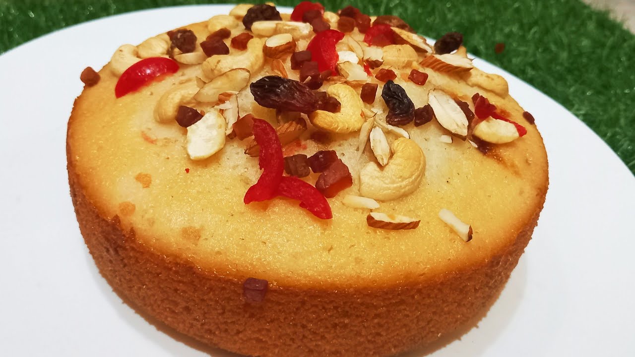 ক্রিসমাস উপলক্ষে সম্পূর্ণ নিরামিষ কেক ময়দা ছাড়া বানিয়ে নিলাম। Niramish Cake. 