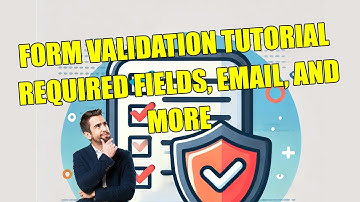 Guide to Using Validation in Zigaform Form Builder