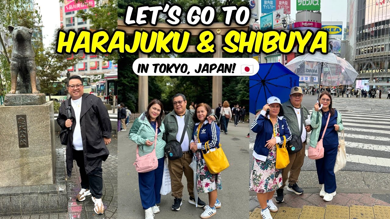 Exploring Meiji Shrine, Harajuku, Hachiko, & Shibuya! 🇯🇵 | JM Banquicio