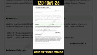Pass the 1Z0-1069-26 Exam Questions | Oracle Recruiting Cloud 2026 Implementation Professional