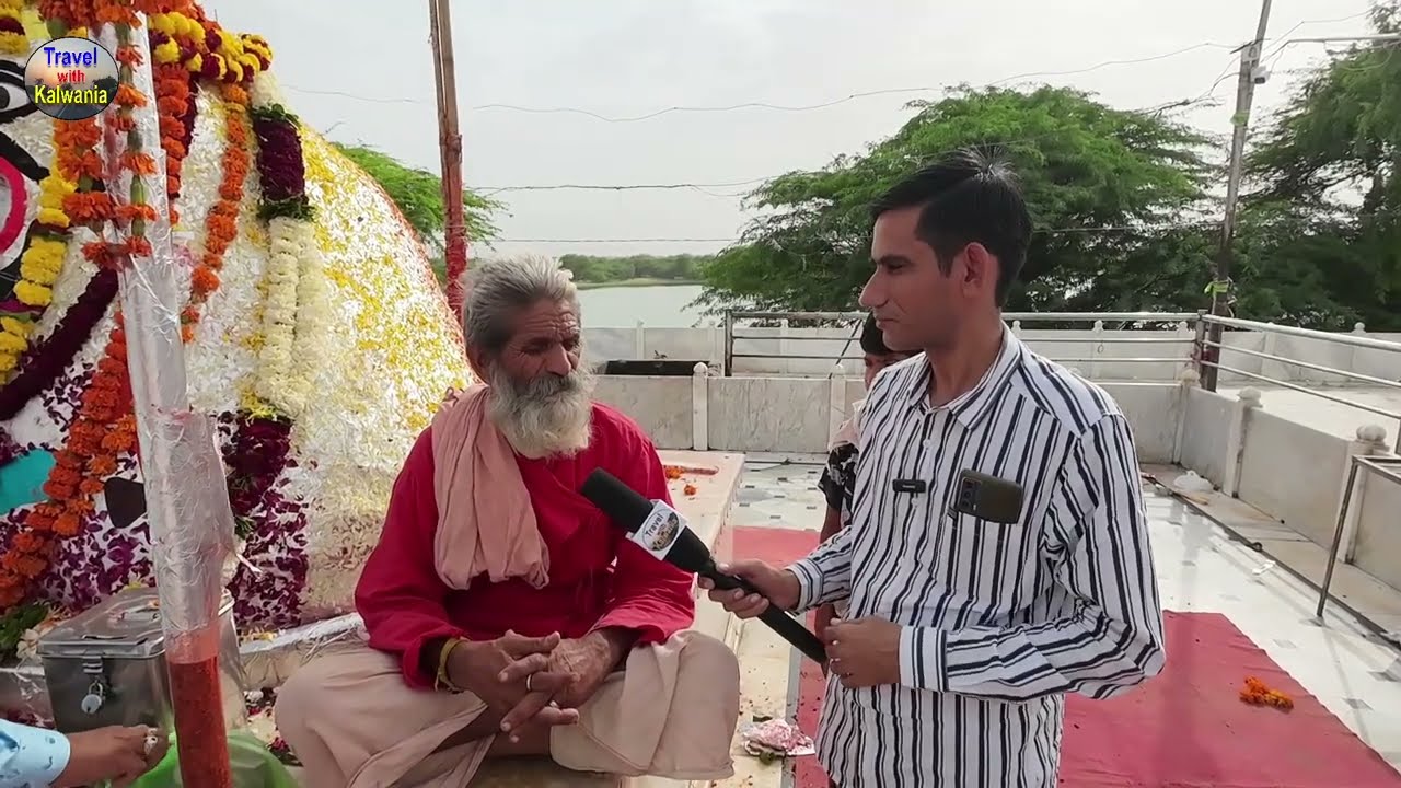 खुले छत के नीचे कोडमदेसर भेरुजी - कोडमदे तालाब || Kodamdeshar white Bheruji