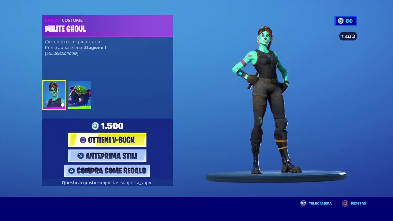 Live Fortnite Shop 16 Ottobre Milite Ghoul Cervellofilo Copertura Ambra Ed Emote Ritmo Nella Testa