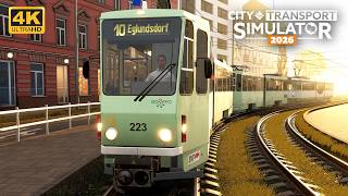 City Transport Simulator 2026 | With Tatra KT4D | Eglundsdorf ↺ Wasserturm | Route 10 screenshot 2