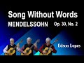 Edson Lopes plays MENDELSSOHN: Songs Without Words, Op. 30, No. 2