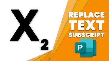 How to replace text with subscript in publisher