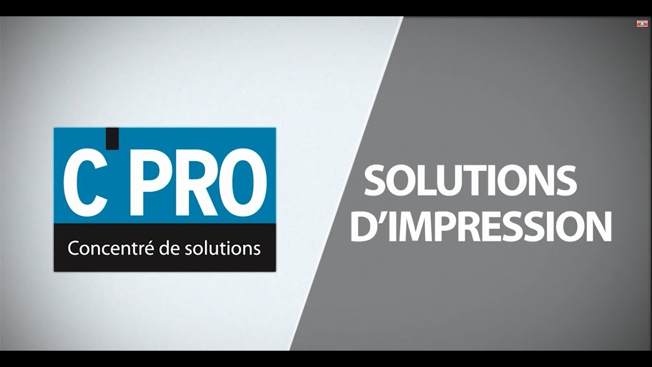 Solutions d'impression