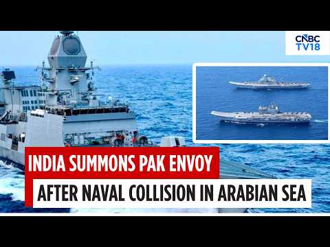 Pakistan Naval Ship Collides With Indian Warship | India Summons Pakistan Diplomat | N18G