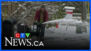 Cleaning up after a record-breaking snowstorm
