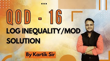 NIMCET | Log Inequality Mod | QOD-16 Solution | ACME Premium Test Series | #testseries #nimcet #cuet