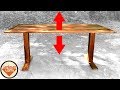 IKEA HACK | Adjustable Height Sit/Stand Walnut Desk