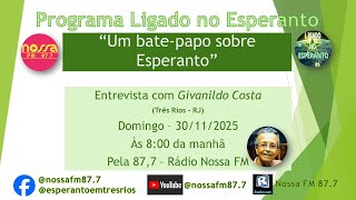 Ligado no Esperanto 30/11/2025