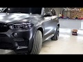 полный детейлинг и оклейка кузова в черный сатин BMW X5M