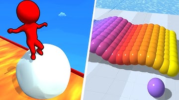 Snow Race 3D 🆚 Canvas Run 🌻🧿🌺🌈Max Levels Walkthrough Android IOS Update Gameplay 29099