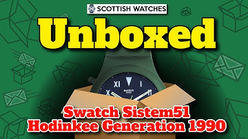 Watch Unboxing : Hodinkee Swatch Sistem51