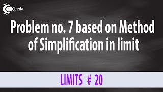Evaluating Limits by Simplification Method - Problem 7 - Limits - Diploma Engineering Mathematics 2