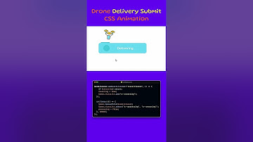 Drone Delivery Button Animation 🚁 | HTML CSS UI Effects 2025 #webdevelopment #htmlcss #animation