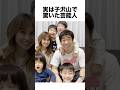 実は子沢山で驚いた芸能人 #芸能人 #雑学 #shorts