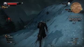 Witcher 3: how climb the mountain - Practicum in advanced alchemy