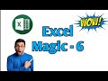 Excel Magic -6 | Excel Tricks and Tips | thecomputerschool