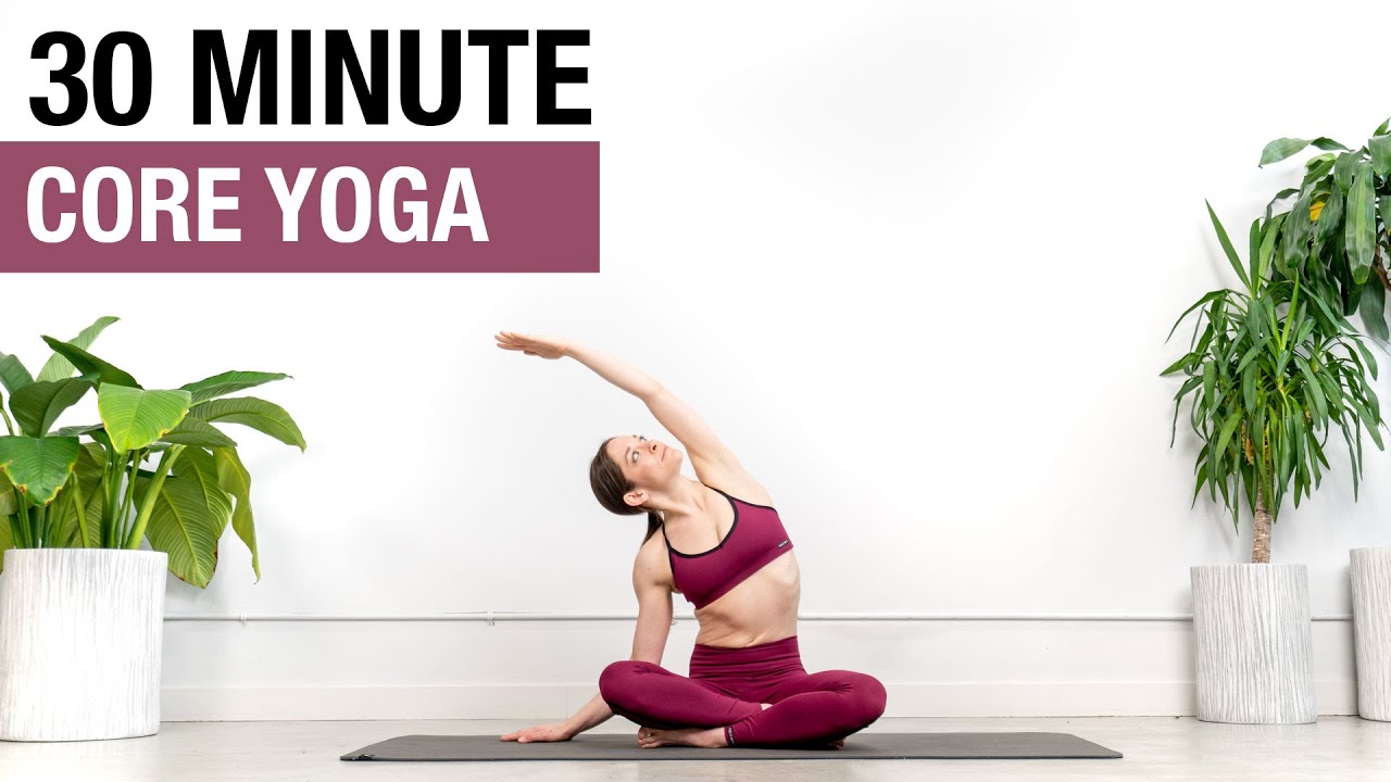 30 Minute Core Yoga with Jasmine YouTube