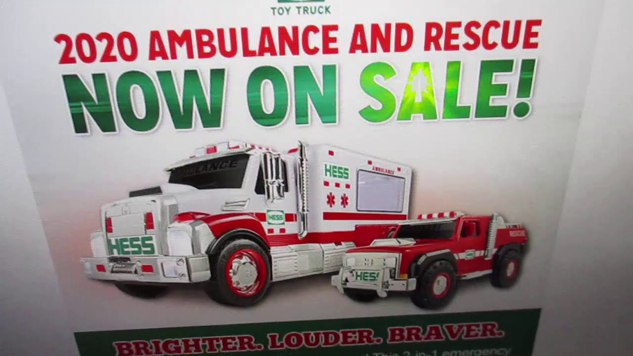 2020 Hess Toy Truck On Sale Today - YouTube
