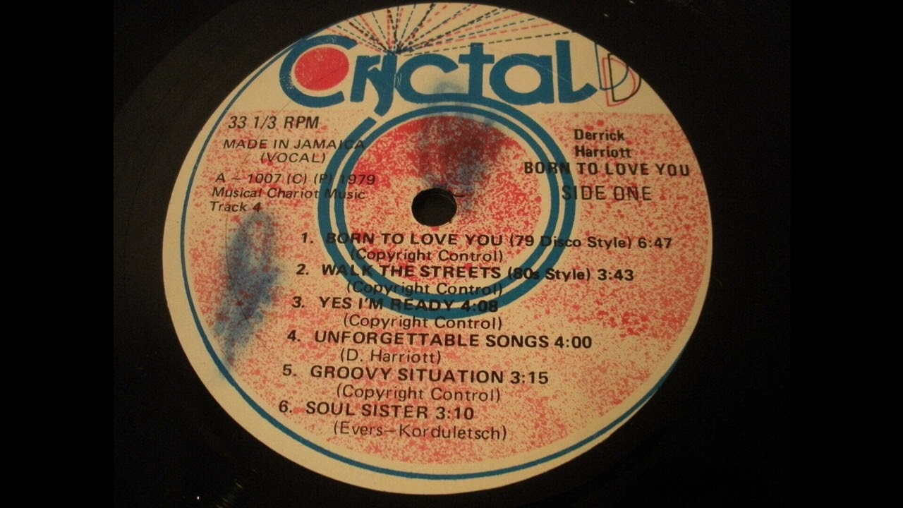 DERRICK HARRIOTT / Born To Love You – POOL SIDE