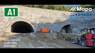 Autostrada A1 - Sibiu-Pitesti - Lot 2 - Boita - Cornetu - 03.05.2026 - Lucrari Boita