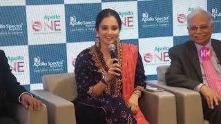 Sania Mirza At Apollo Spectra And Apollo One Boutique Healthcare Hub Launch In Central Delhi