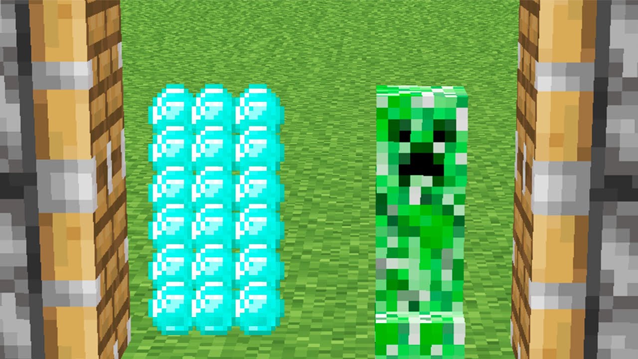 diamond + creeper = ??? - YouTube