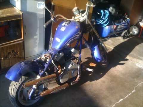 a mini bike chopper a mini bike chopper